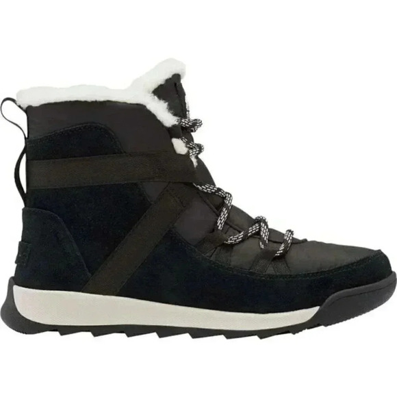 Sorel Whitney II Flurry Waterproof  Boot Suede Insulated Black Size 8 - Picture 2 of 14